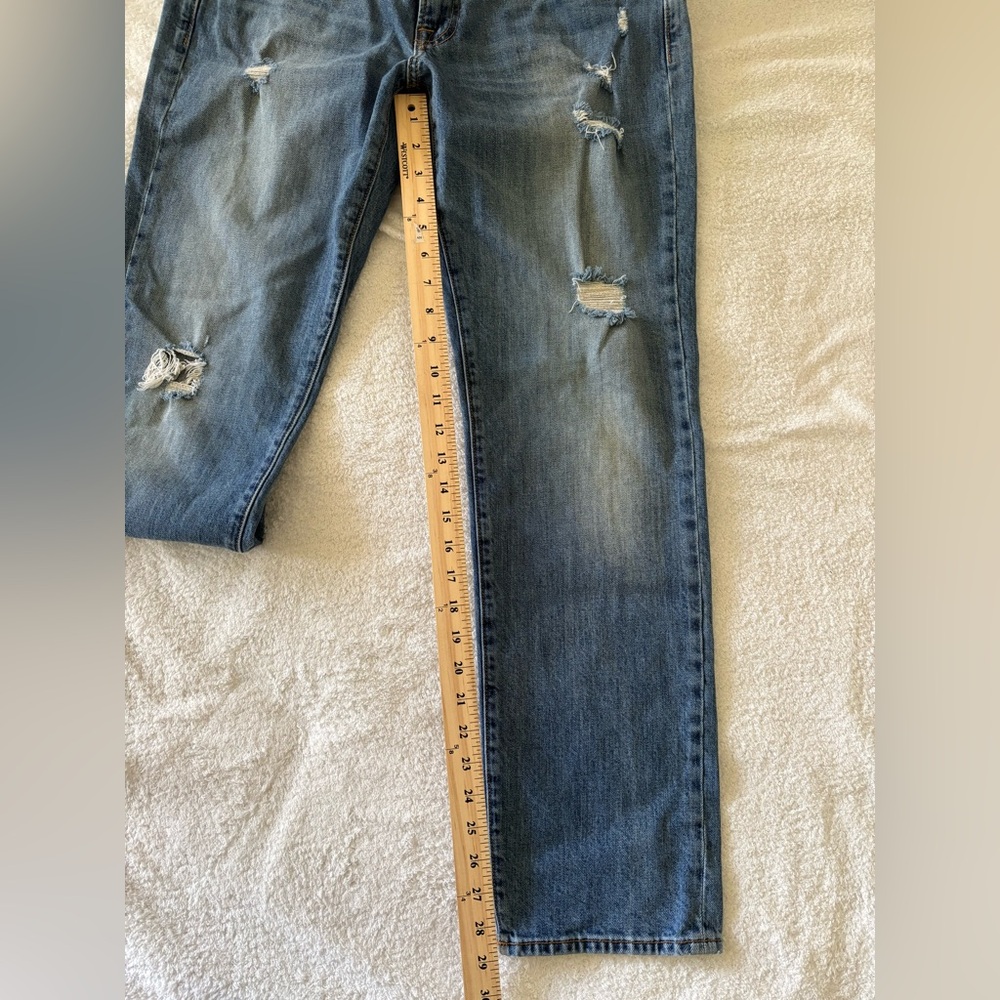 Lucky Brand Distressed Style Men’s Blue Jeans Size W33 L32 - Picture 9 of 11